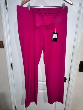 NEW WT Men’s Nike Golf Pants / Slacks Dark Pink Dri-Fit Size 33 x 32”